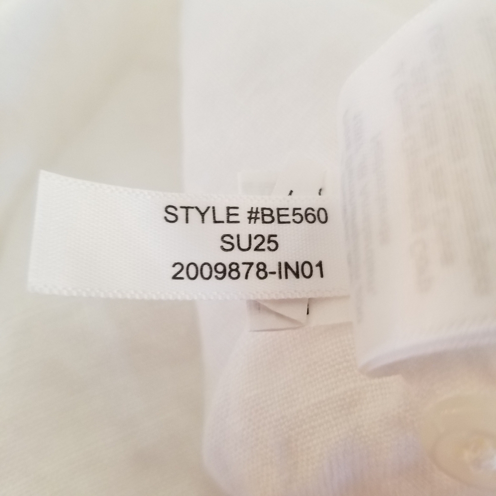 J Crew Baird McNutt Irish Linen Long Sleeve Shirt XXLT - Picture 8 of 8